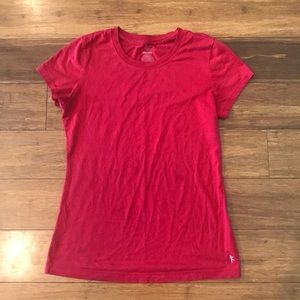 ✨5/$14 Woman’s Plain Red Crew Neck Short Sleeve